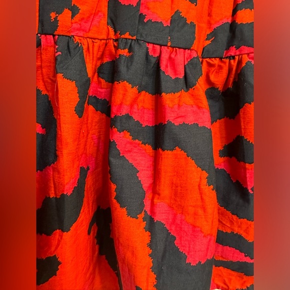 Nasty Gal Zebra Off The Shoulder Puff Sleeve Smock Top - Picture 5 of 10